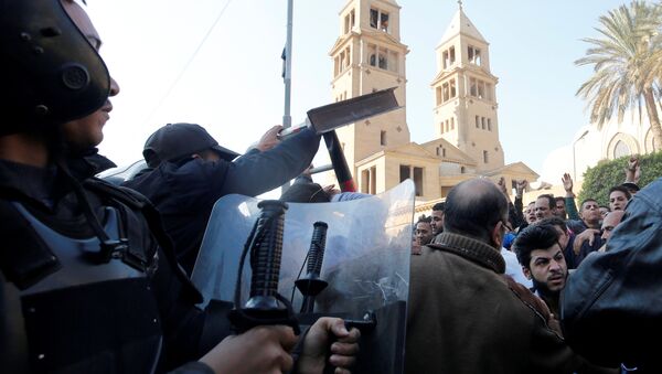 В Каире протестуют против терроризма после взрыва в коптской церкви - Sputnik Абхазия