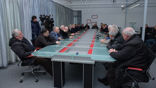 Встреча ветеранов отечественной войны. - Sputnik Абхазия