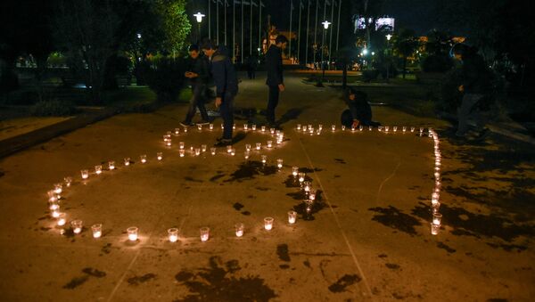 Акция в память жертвам Латской трагедии. - Sputnik Абхазия