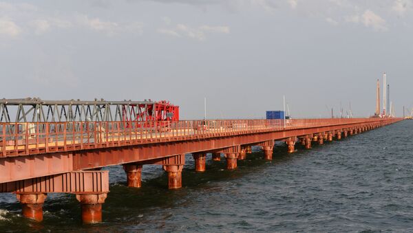 Строительство моста через Керченский пролив - Sputnik Абхазия