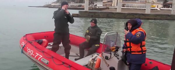 Поисковые работы в акватории Черного моря в районе крушения самолета ТУ-154 - Sputnik Абхазия