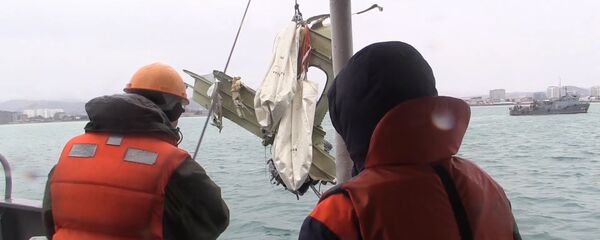 Поисковые работы в районе крушения ТУ-154 Минобороны РФ - Sputnik Абхазия