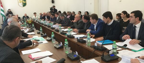 Заседание Парламента Заседание Парламента - Sputnik Абхазия