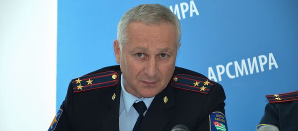 Руководитель управления по воспитательной работе МВД Абхазии Леван Кварацхелия Руководитель управления по воспитательной работе МВД Абхазии Леван Кварацхелия - Sputnik Аҧсны