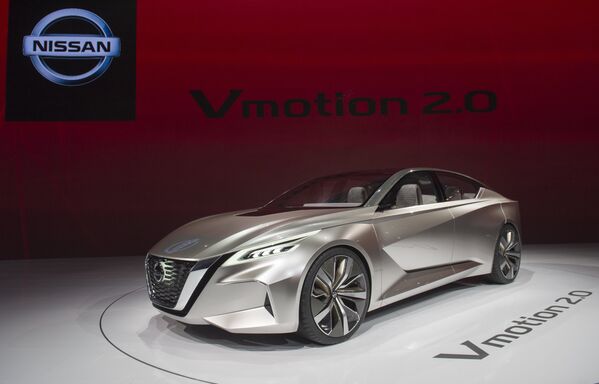 Nissan представила концепт Vmotion 2.0. Новинка позиционируется как чистый автомобиль, способный полностью исключить смертельные ДТП. - Sputnik Абхазия