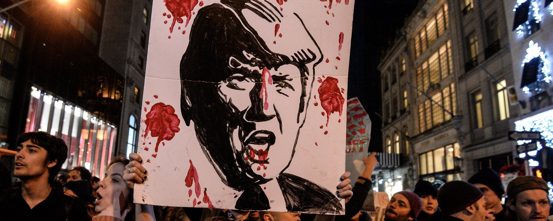 Акция протеста против Д. Трампа в Нью-Йорке - Sputnik Абхазия, 1920, 23.10.2025