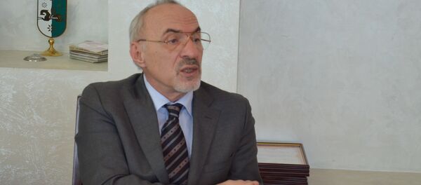 Пресс-конференция в Минкультуры по вопросу разбора стены Анакопии - Sputnik Абхазия