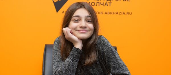 Валерия Адлейба, которая была выбрана в ходе предварительных кастингов НТВ - Sputnik Абхазия