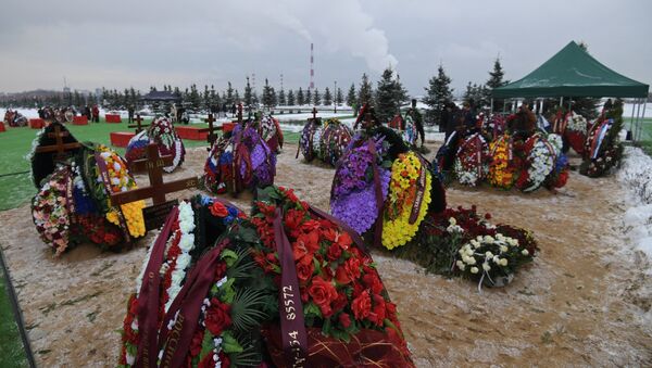 Прощание с погибшими при крушении самолета Ту-154 - Sputnik Абхазия