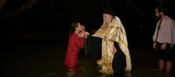 Праздник Крещения в селе Каман. Фото с места события. Праздник Крещения в селе Каман. Фото с места события. - Sputnik Абхазия