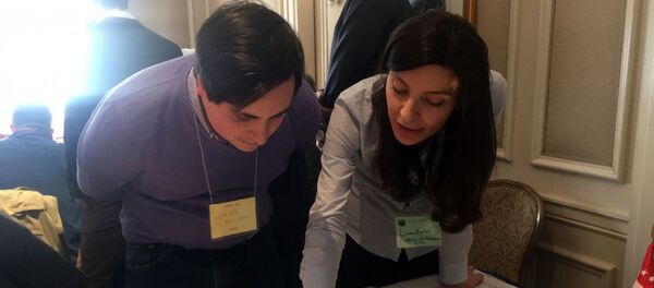 Стенд Нацбанка Абхазии на 45-ой нумизуматической конференции-выставке в Нью-Йорке Стенд Нацбанка Абхазии на 45-ой нумизуматической конференции-выставке в Нью-Йорке - Sputnik Абхазия