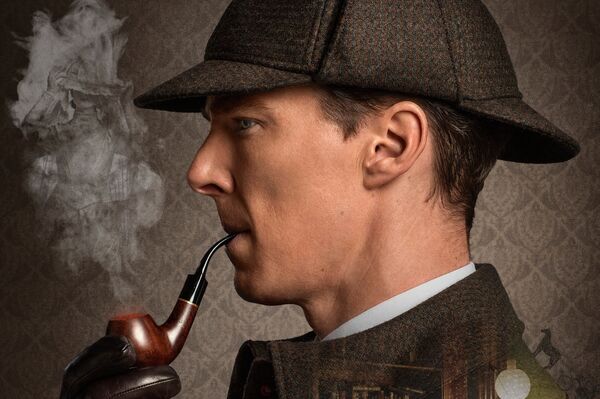 Бенедикт Кембербэтч в роли Шерлока Холмса в одноименном сериале BBC - Sputnik Абхазия