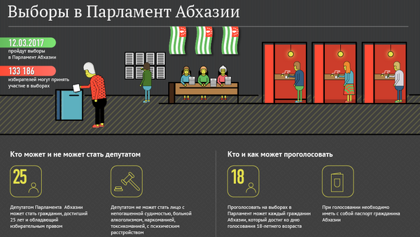 Выборы в Парламент Абхазии - Sputnik Абхазия