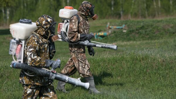 Противоклещевая обработка лесопарковых территорий в Новосибирске - Sputnik Абхазия