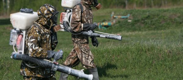 Противоклещевая обработка лесопарковых территорий в Новосибирске Противоклещевая обработка лесопарковых территорий в Новосибирске - Sputnik Абхазия