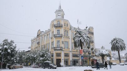 Зима в Абхазии