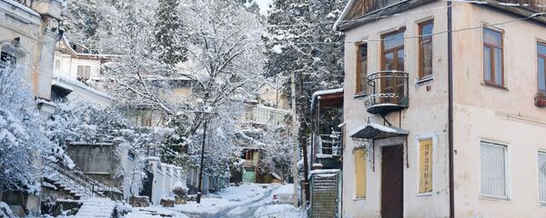 Зима в Абхазии Зима в Абхазии - Sputnik Абхазия