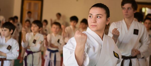 Многократная чемпионка Абхазии, серебреный и бронзовый призер Чемпионатов Мира по каратэ-до Шотокан Казе Ха Сима Харазия Многократная чемпионка Абхазии, серебреный и бронзовый призер Чемпионатов Мира по каратэ-до Шотокан Казе Ха Сима Харазия - Sputnik Абхазия