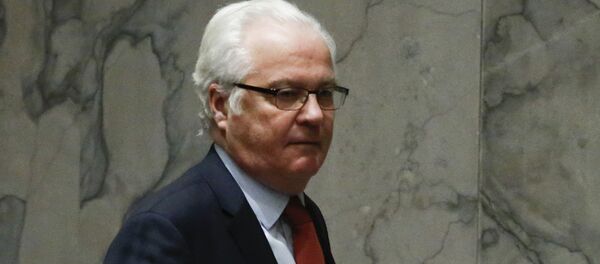 Постпред РФ при ООН Виталий Чуркин Постпред РФ при ООН Виталий Чуркин - Sputnik Абхазия