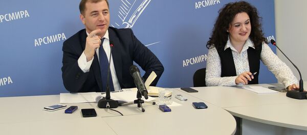 Пресс-конференция минэкономики в АРСМИРА Пресс-конференция минэкономики в АРСМИРА - Sputnik Абхазия