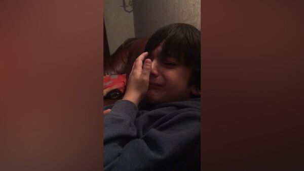 Юный поклонник Эрик Аршба расплакался от выступления Валерии Адлейба - Sputnik Абхазия