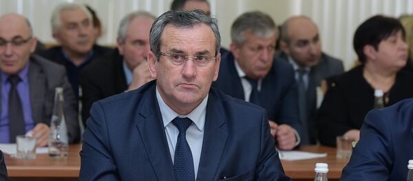 Аԥсны Аҳәынҭкарра Аҵареи аҭҵаарадырреи рминистр Адгәыр Какоба  Аԥсны Аҳәынҭкарра Аҵареи аҭҵаарадырреи рминистр Адгәыр Какоба  - Sputnik Аҧсны