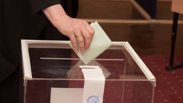 Голосование на избирательном участке - Sputnik Абхазия