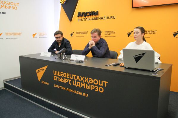 Пресс-конференция в Sputnik Абхазия - Sputnik Абхазия