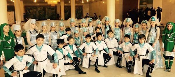 Ансамбль Иаирума после выступления в Петербурге Ансамбль Иаирума после выступления в Петербурге - Sputnik Абхазия