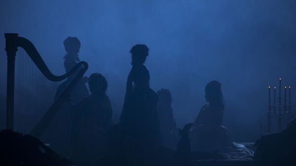 Сцена из оперы Пиковая Дама во время генеральной репетиции в Мариинском театре - Sputnik Абхазия