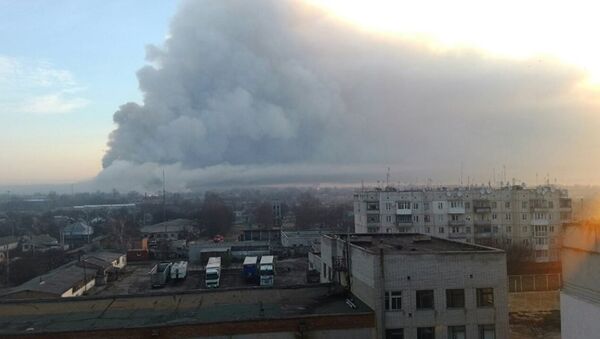 Пожар произошел на складе боеприпасов на Украине - Sputnik Абхазия