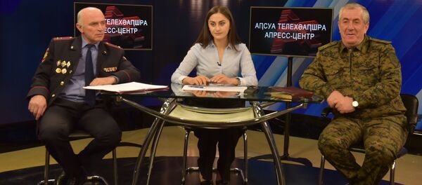 Пресс-конференция МВД на АГТРК - Sputnik Абхазия