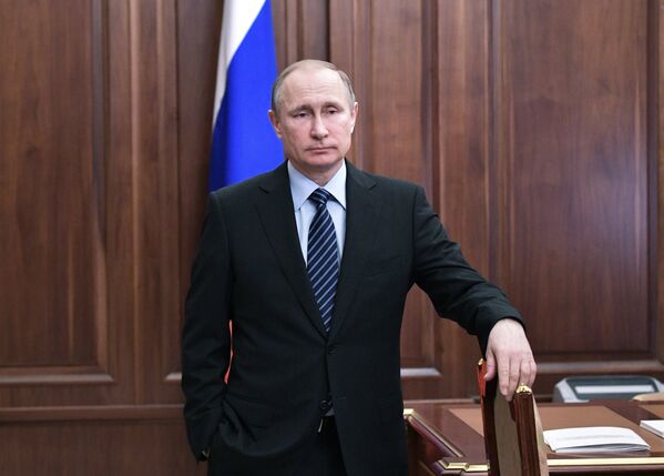 Президент РФ В. Путин встретился с исполнительным секретарем СНГ С. Лебедевым - Sputnik Абхазия