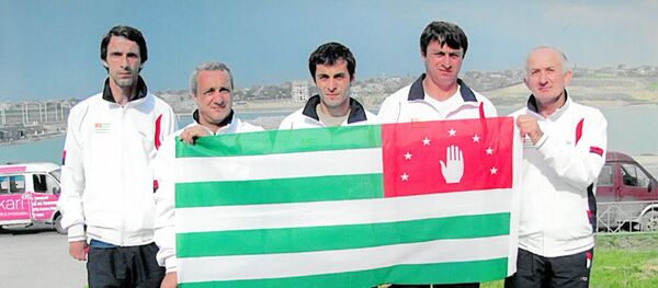 Сборная Абхазии инвалидов-ампутантов по футболу в Турции - Sputnik Аҧсны