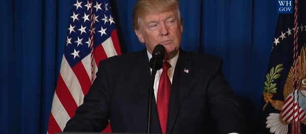 Трамп потдвердил приказ об ударе США по Сирии в обращении к американцам Трамп потдвердил приказ об ударе США по Сирии в обращении к американцам - Sputnik Абхазия