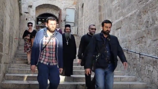 Паломники из Абхазии посетили храм Воскресения Христова - Sputnik Абхазия