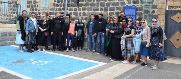 Абхазские паломники посетили черкесскую общину в Израиле Абхазские паломники посетили черкесскую общину в Израиле - Sputnik Абхазия