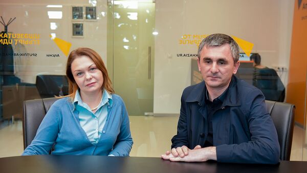 Анна Калягина и Рауль Лолуа - Sputnik Абхазия