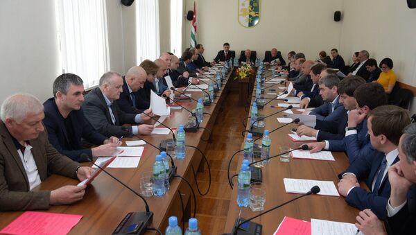 Архивное фото заседания парламента - Sputnik Абхазия