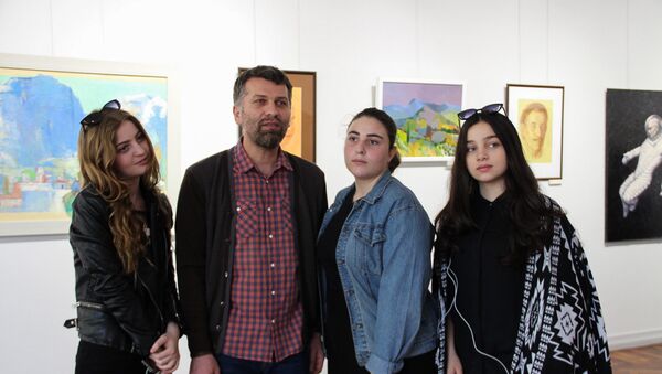Выставка художника Адгура Ампар - Sputnik Абхазия