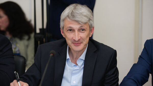 Депутат Илья Гуния на второй сессии парламента Абхазии шестого созыва - Sputnik Абхазия