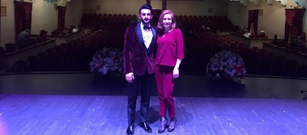 Саид Гобечия и пианистка Анна Половникова - Sputnik Абхазия