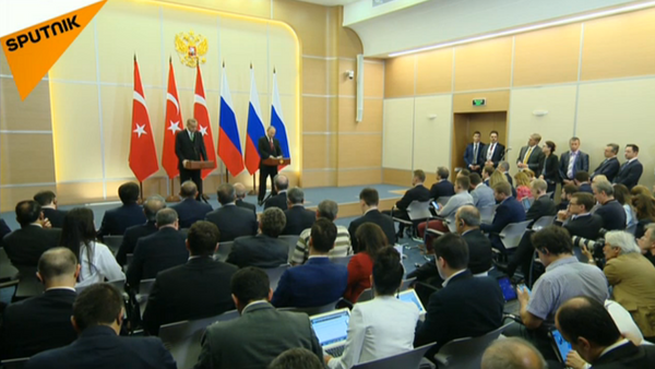 LIVE: Совместная пресс-конференция Владимира Путина и Тайипа Эрдогана в Сочи - Sputnik Абхазия