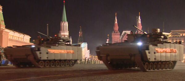 Кадры ночной репетиции парада Победы в Москве Кадры ночной репетиции парада Победы в Москве - Sputnik Абхазия