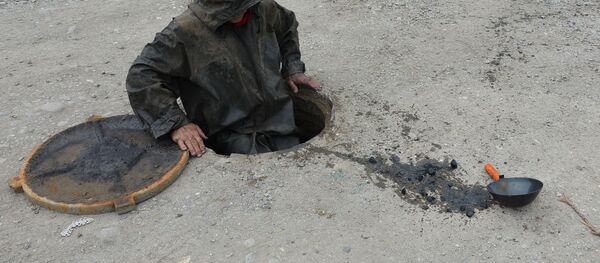 Очистка канализации по улице Имама Шамиля Очистка канализации по улице Имама Шамиля - Sputnik Абхазия