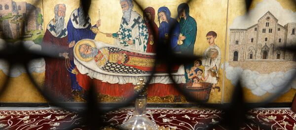 Отправка мощей Николая Чудотворца из Италии в Россию Отправка мощей Николая Чудотворца из Италии в Россию - Sputnik Абхазия