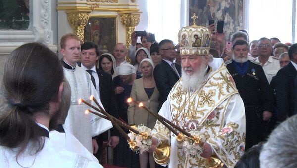Глава Русской православной церкви освятил храм в Бишкеке - Sputnik Абхазия