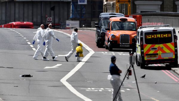 Полиция на месте теракта в Лондоне - Sputnik Абхазия