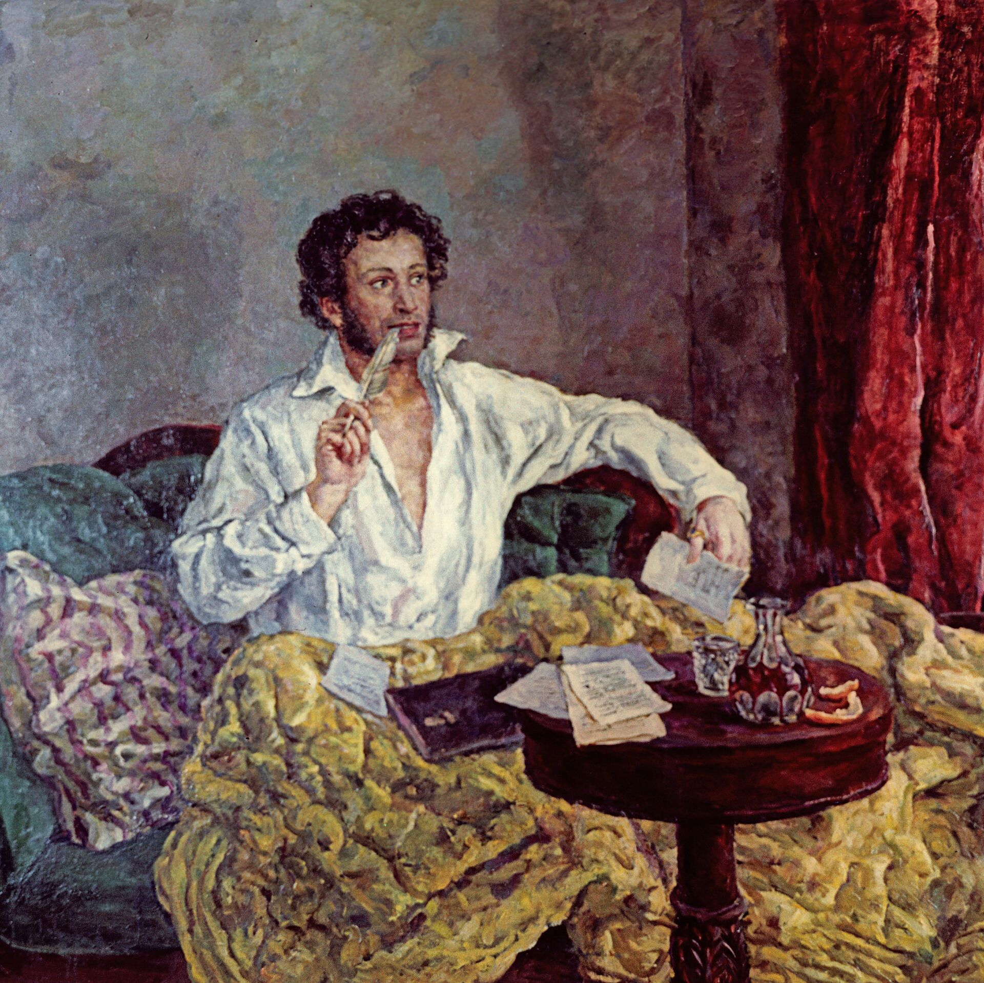 В 1926 году этот поэт пишет стихотворение. П П Кончаловский Пушкин в Михайловском. Кончаловский Пушкин в Михайловском 1940.