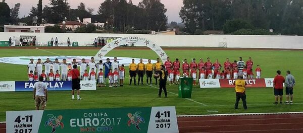 Игра сборной Абхазии со сборной Падании в полуфинале - Sputnik Абхазия